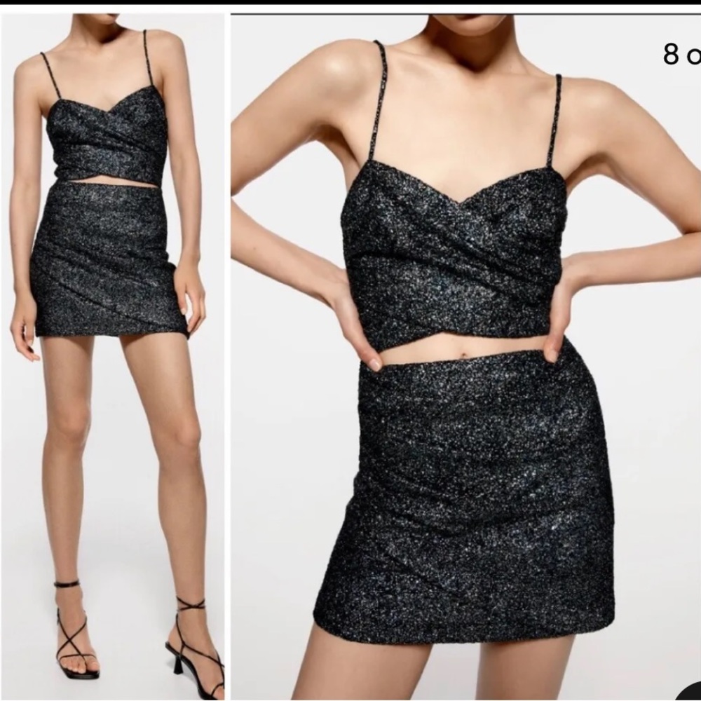 Zara Sparkle Mini Dress